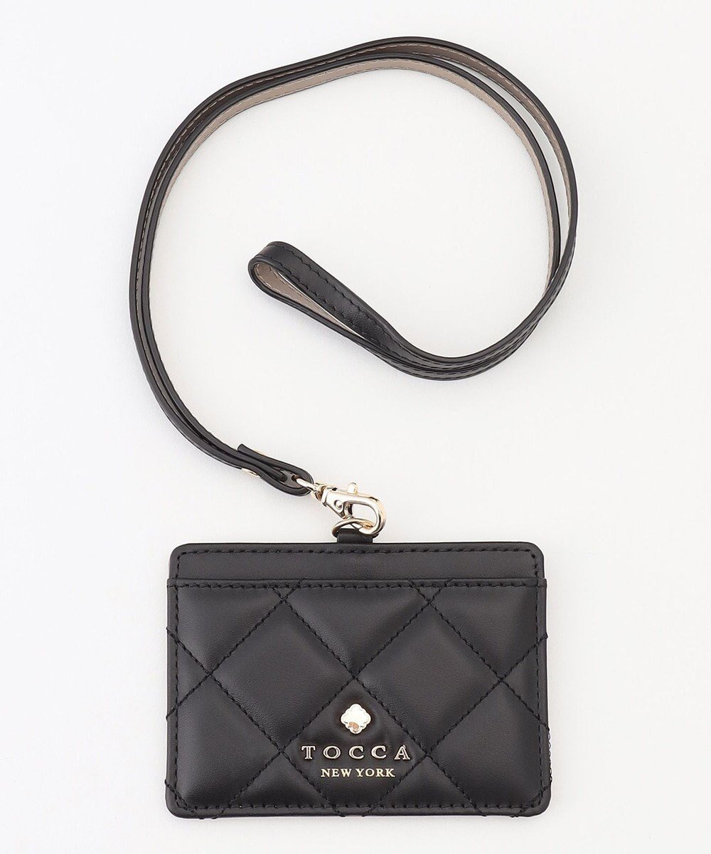 【トッカ/TOCCA】のPILA IDHOLDER IDホルダー インテリア・キッズ・メンズ・レディースファッション・服の通販 founy(ファニー) 　ファッション　Fashion　レディースファッション　WOMEN　財布　Wallets　冬　Winter　おすすめ　Recommend　エレガント 上品　Elegant　キルト　Quilt　シンプル　Simple　ラップ　Wrap　リュクス　Luxe　ロマンティック　Romantic　A/W・秋冬　Aw・Autumn/Winter・Fw・Fall-Winter　財布　Wallet　ブラック系|ID: prp329100004413293 ipo3291000000031107121