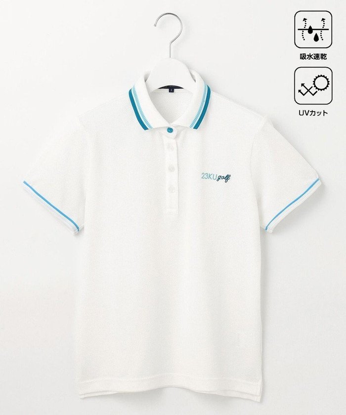 【23区 ゴルフ/NIJYUSANKU GOLF】の【WOMEN】ライトハニカム 半袖ポロシャツ インテリア・キッズ・メンズ・レディースファッション・服の通販 founy(ファニー) https://founy.com/ ファッション Fashion レディースファッション Fashion for Women トップス・カットソー Cut & Sew Tops シャツ・ブラウス・オフィスカジュアル Elegant Blouses & Button-Ups ポロシャツ・きれいめカジュアル Smart-Casual Polo Tops おすすめ Recommended / Our Picks ストレッチ Stretch, Stretchy Fabric ベーシック Basic, Essential ボトム Bottoms, Lower Wear ポロシャツ Polo Shirt, Collared Tee 再入荷 Restock / Back in Stock 半袖 Short Sleeve, Half Sleeve 夏 Summer 春 Spring S/S・春夏 SS, Spring/Summer, Warm Season |ID: prp329100004413296 ipo3291000000032665763