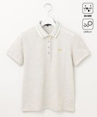 【23区 ゴルフ/NIJYUSANKU GOLF】の【WOMEN】ライトハニカム 半袖ポロシャツ ライトグレー系|ID: prp329100004413296 ipo3291000000032665766