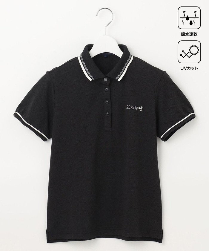 【23区 ゴルフ/NIJYUSANKU GOLF】の【WOMEN】ライトハニカム 半袖ポロシャツ インテリア・キッズ・メンズ・レディースファッション・服の通販 founy(ファニー) https://founy.com/ ファッション Fashion レディースファッション Fashion for Women トップス・カットソー Cut & Sew Tops シャツ・ブラウス・オフィスカジュアル Elegant Blouses & Button-Ups ポロシャツ・きれいめカジュアル Smart-Casual Polo Tops おすすめ Recommended / Our Picks ストレッチ Stretch, Stretchy Fabric ベーシック Basic, Essential ボトム Bottoms, Lower Wear ポロシャツ Polo Shirt, Collared Tee 再入荷 Restock / Back in Stock 半袖 Short Sleeve, Half Sleeve 夏 Summer 春 Spring S/S・春夏 SS, Spring/Summer, Warm Season |ID: prp329100004413296 ipo3291000000032665768