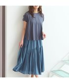 【フェルゥ/Feroux】の【ONWARD CROSSET MAG掲載・セットアイテム】バックギャザーシャイニーセット ワンピース ネイビー系|ID: prp329100004413313 ipo3291000000031972569