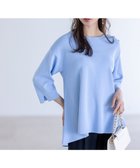 【エニィ スィス/any SiS】の【UVカット・洗える】フレアニット チュニック 人気、トレンドファッション・服の通販 founy(ファニー) ファッション Fashion レディースファッション Fashion for Women トップス・カットソー Cut & Sew Tops ニット Knit Tops & Sweaters おすすめ Recommended / Our Picks シンプル Simple, Minimal ストレッチ Stretch, Stretchy Fabric スリット Slit, Slit Detail セーター Sweater, Knitwear チュニック Tunic, Long Top フレア Flare, Flared 夏 Summer 新作・新入荷 New Arrivals / New In 春 Spring S/S・春夏 SS, Spring/Summer, Warm Season 洗える Machine Washable thumbnail ライトブルー|ID: prp329100004413375 ipo3291000000033564704
