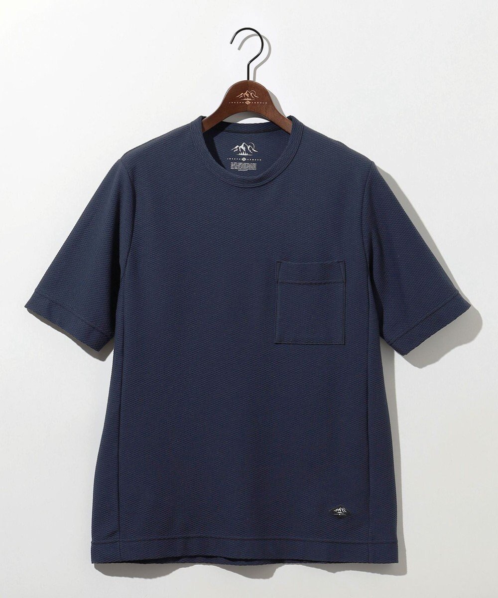 【ジョセフ アブード マウンテン/JOSEPH ABBOUD MOUNTAIN】の【MADE IN JAPAN/吸水速乾】ダイヤモンドワッフル アウトドア Tシャツ インテリア・キッズ・メンズ・レディースファッション・服の通販 founy(ファニー) 　ファッション　Fashion　レディースファッション　WOMEN　トップス・カットソー　Tops/Tshirt　シャツ/ブラウス　Shirts/Blouses　ロング / Tシャツ　T-Shirts　カットソー　Cut and Sewn　アウトドア　Outdoor　カットソー　Cut And Sew　スマート　Smart　ダイヤモンド　Diamond　モチーフ　Motif　ワッフル　Waffle　吸水　Water Absorption　夏　Summer　日本製　Made In Japan　春　Spring　S/S・春夏　Ss・Spring/Summer　ネイビー系|ID: prp329100004413997 ipo3291000000032246438