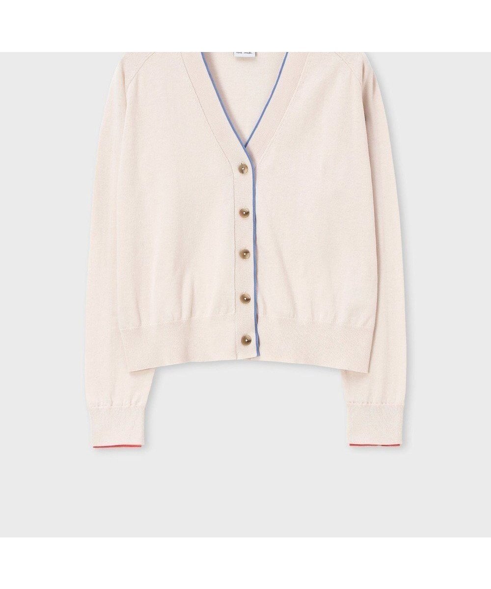【ポール スミス/Paul Smith】の【洗える】ストライプ カフス カーディガン インテリア・キッズ・メンズ・レディースファッション・服の通販 founy(ファニー) 　ファッション　Fashion　レディースファッション　WOMEN　トップス・カットソー　Tops/Tshirt　カーディガン　Cardigans　カフス　Cuffs　カーディガン　Cardigan　シンプル　Simple　ストライプ　Stripe　パイピング　Piping　夏　Summer　S/S・春夏　Ss・Spring/Summer　洗える　Washable　A/W・秋冬　Aw・Autumn/Winter・Fw・Fall-Winter　エクリュ|ID: prp329100004414785 ipo3291000000031677575