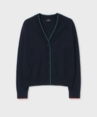 【ポール スミス/Paul Smith】の【洗える】ストライプ カフス カーディガン ネイビー|ID: prp329100004414785 ipo3291000000031677577