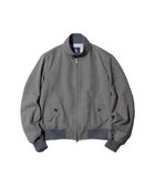 【ジェイ プレス/J.PRESS / MEN】の【J.PRESS ORIGINALS】Magic Cuba Wool Cotton hopsack Golf Jacket / Made in Japan ライトグレー系|ID: prp329100004415216 ipo3291000000031941350