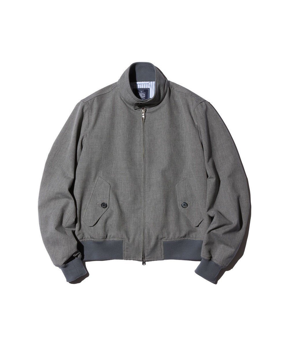 【ジェイ プレス/J.PRESS / MEN】の【J.PRESS ORIGINALS】Magic Cuba Wool Cotton hopsack Golf Jacket / Made in Japan インテリア・キッズ・メンズ・レディースファッション・服の通販 founy(ファニー) 　ファッション　Fashion　メンズファッション　MEN　アウター　Coats Outerwear/Men　ブルゾン　Blouson/Jackets　春　Spring　サマー　Summer　ジャケット　Jacket　ストライプ　Stripe　スマート　Smart　定番　Standard　ビーチ　Beach　フィット　Fit　ブルゾン　Blouson　S/S・春夏　Ss・Spring/Summer　日本製　Made In Japan　夏　Summer　エレガント 上品　Elegant　ゴルフ　Golf　ライトグレー系|ID: prp329100004415216 ipo3291000000031941350