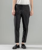 【ジョゼフ オム/JOSEPH HOMME / MEN】の新型・新柄【洗える/ストレッチ/シワになりにくい/セットアップ対応可】クールドッツストレッチ ドロスト付テーパードパンツ / PEGG CONVERTIBLE ブラック系|ID: prp329100004415235 ipo3291000000032075030