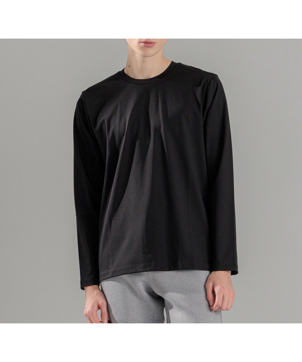 【ジョゼフ オム/JOSEPH HOMME / MEN】のコンパクトストレッチジャージー クルーネックカットソー インテリア・キッズ・メンズ・レディースファッション・服の通販 founy(ファニー) 　ファッション　Fashion　メンズファッション　MEN　トップス・カットソー　Tops/Tshirt/Men　シャツ　Shirts　カットソー　Cut And Sew　シンプル　Simple　ジャージー　Jersey　ストレッチ　Stretch　ベーシック　Basic　レギュラー　Regular　エレガント 上品　Elegant　夏　Summer　春　Spring　S/S・春夏　Ss・Spring/Summer　ブラック系|ID: prp329100004415248 ipo3291000000031961895