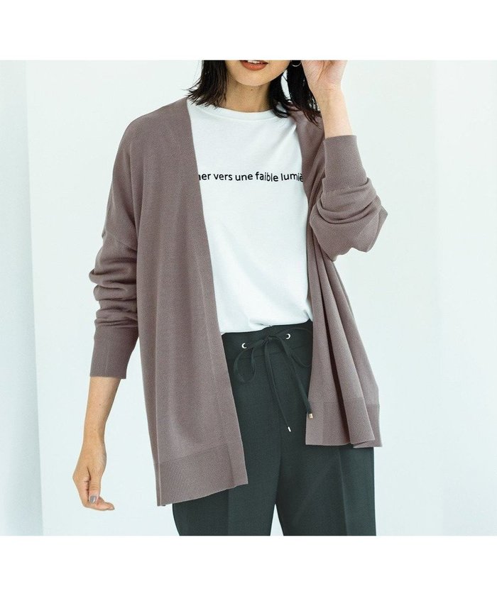 【エニィファム/any FAM】の【マシンウォッシュ/UVカット】ミドルレングスカーディガン インテリア・キッズ・メンズ・レディースファッション・服の通販 founy(ファニー) https://founy.com/ ファッション Fashion レディースファッション WOMEN トップス・カットソー Tops/Tshirt カーディガン Cardigans カーディガン Cardigan シンプル Simple ストレッチ Stretch デニム Denim ロング Long 旅行 Travel A/W・秋冬 Aw・Autumn/Winter・Fw・Fall-Winter |ID: prp329100004415307 ipo3291000000031934154