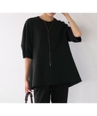 【アンフィーロ 自由区/UNFILO】の【接触冷感/UVケア】BEAUTY MOVE ペプラムブラウス 人気、トレンドファッション・服の通販 founy(ファニー) ファッション Fashion レディースファッション Fashion for Women トップス・カットソー Cut & Sew Tops シャツ・ブラウス・オフィスカジュアル Elegant Blouses & Button-Ups 春 Spring ジョーゼット Georgette, Semi-Sheer Fabric ストレッチ Stretch, Stretchy Fabric スリーブ Sleeve, Long Sleeve / Short Sleeve セットアップ Set-Up, Coordinated Outfit パール Pearl, Pearl Accent フォーマル Formal, Dressy ペプラム Peplum, Flared Hem S/S・春夏 SS, Spring/Summer, Warm Season 夏 Summer ビジネス 仕事 通勤 Business / Work / Commuting thumbnail ブラック|ID: prp329100004415358 ipo3291000000034188964