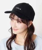 【ムーンバット/MOONBAT】のFURLA(フルラ) フロントロゴ刺繍キャップ UV ブラック|ID: prp329100004415364 ipo3291000000032565264