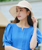 【ティアクラッセ/Tiaclasse】の後ろリボンつば広ハット アイボリー|ID: prp329100004415409 ipo3291000000034233468