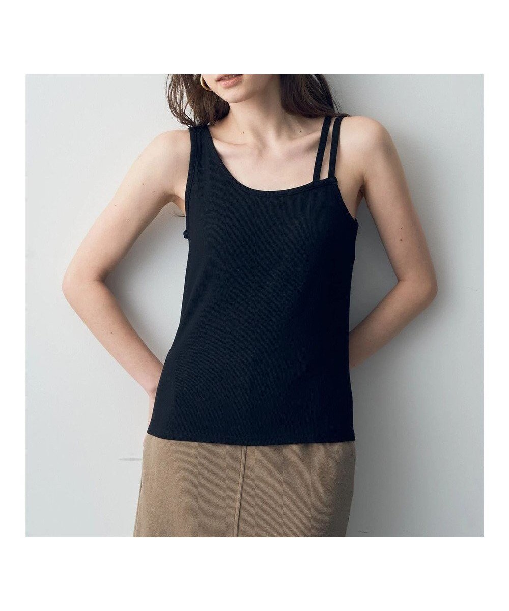 【イェッカ ヴェッカ/YECCA VECCA】のカップ付きアシメタンクトップ 人気、トレンドファッション・服の通販 founy(ファニー) 　ファッション　Fashion　レディースファッション　WOMEN　トップス・カットソー　Tops/Tshirt　おすすめ　Recommend　キャミソール　Camisole　タンク　Tank　ダブル　Double　ポケット　Pocket　夏　Summer　S/S・春夏　Ss・Spring/Summer　A/W・秋冬　Aw・Autumn/Winter・Fw・Fall-Winter　 other-1|ID: prp329100004415441 ipo3291000000032259484