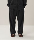 【エイトン/ATON】のTWIST WOOL TROPICAL ツータックイージーパンツ - UNISEX 人気、トレンドファッション・服の通販 founy(ファニー) ファッション Fashion レディースファッション WOMEN パンツ Pants ストレッチ Stretch スラックス Slacks ユニセックス Unisex リラックス Relax 夏 Summer thumbnail BLACK|ID: prp329100004415471 ipo3291000000031932767