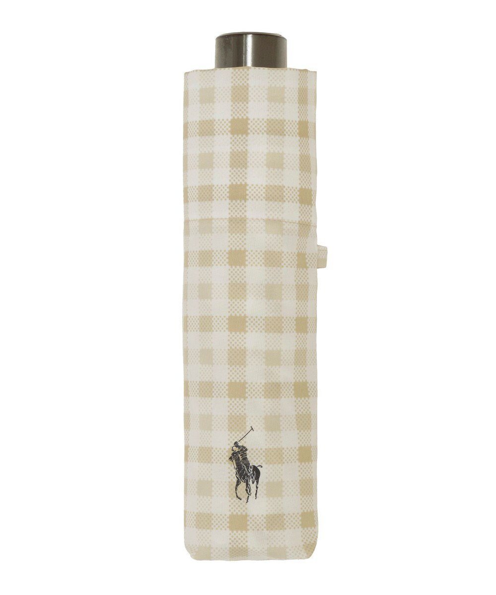 【ムーンバット/MOONBAT】のPOLO RALPH LAUREN(ポロ ラルフローレン) 折りたたみ傘 ギンガムチェック インテリア・キッズ・メンズ・レディースファッション・服の通販 founy(ファニー) 　ファッション　Fashion　レディースファッション　Fashion for Women　レイングッズ・傘・晴雨兼用傘　Umbrellas & Rain Gear　アイビー　Ivy Pattern　ギンガム　Gingham, Gingham Fabric　傘　Umbrella, Parasol　シンプル　Simple, Minimal　チェック　Check, Plaid, Tartan　ニューヨーク　New York, NYC Style　ハンド　Hand, Handmade　日本製　Made In Japan　エレガント 上品　Elegant　ギフト プレゼント　Gift / Present　ベージュ|ID: prp329100004415523 ipo3291000000033587344