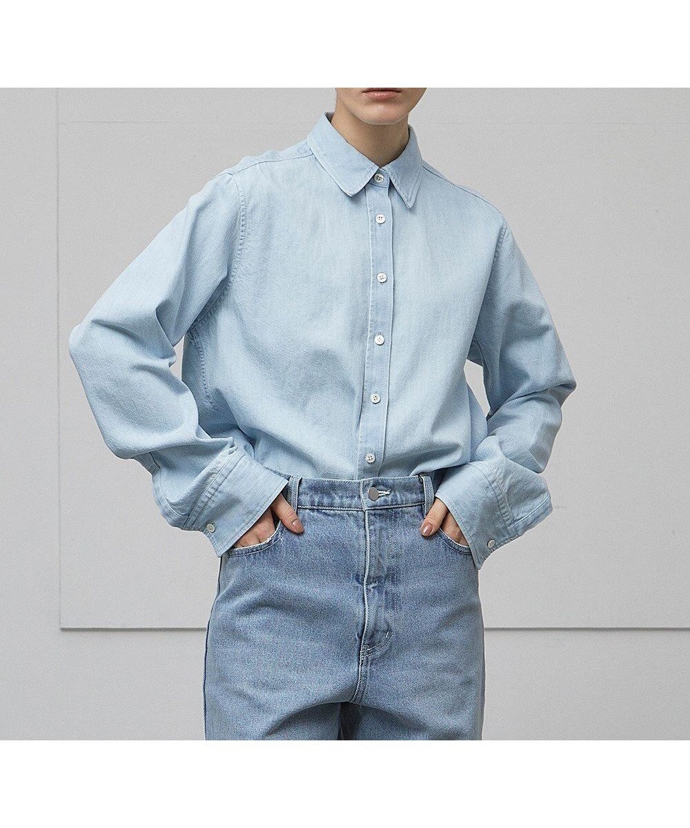 【ベイジ,/BEIGE,】の【洗える】DELAUP / ダンガリー風コットンデニムシャツ 人気、トレンドファッション・服の通販 founy(ファニー) 　ファッション　Fashion　レディースファッション　WOMEN　トップス・カットソー　Tops/Tshirt　シャツ/ブラウス　Shirts/Blouses　洗える　Washable　カーディガン　Cardigan　ダンガリー　Dungarees　デニム　Denim　ロング　Long　A/W・秋冬　Aw・Autumn/Winter・Fw・Fall-Winter　S/S・春夏　Ss・Spring/Summer　夏　Summer　 other-1|ID: prp329100004417417 ipo3291000000031837449