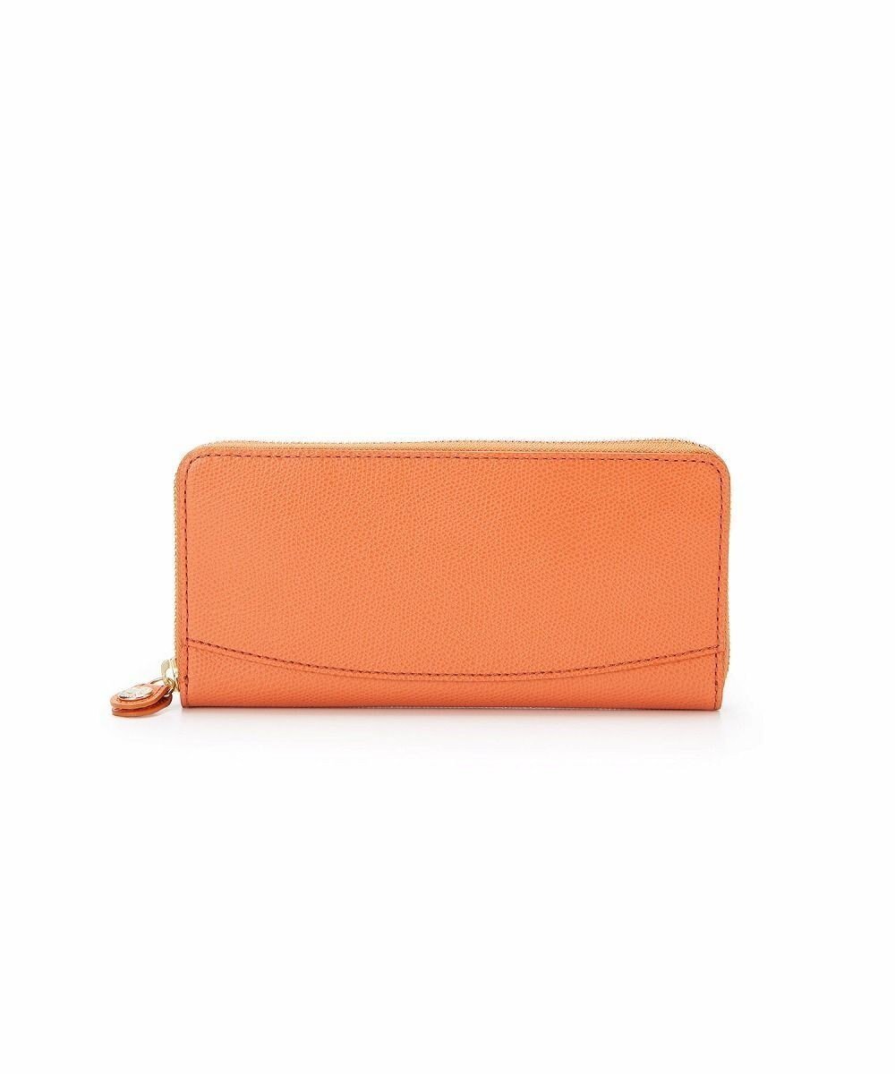 【トプカピ/TOPKAPI】の【TOPKAPI】角シボ型押し・ ラウンド 長財布 COLORATO コロラート インテリア・キッズ・メンズ・レディースファッション・服の通販 founy(ファニー) 　ファッション　Fashion　レディースファッション　WOMEN　財布　Wallets　コイン　Coin　シンプル　Simple　ジップ　Zip　財布　Wallet　ポケット　Pocket　ラウンド　Round　おすすめ　Recommend　ギフト プレゼント　Gift Present　オレンジ|ID: prp329100004417432 ipo3291000000031749193