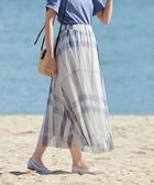 【ティアクラッセ/Tiaclasse】の【小倉優子さん着用】チュールレースチェックスカート アイボリー|ID: prp329100004417545 ipo3291000000031112960