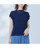 【組曲/KUMIKYOKU】の【WEB限定・前後着用可】コットンポリエステル杢プルオーバー ニット ネイビー系|ID: prp329100004417773 ipo3291000000031109823