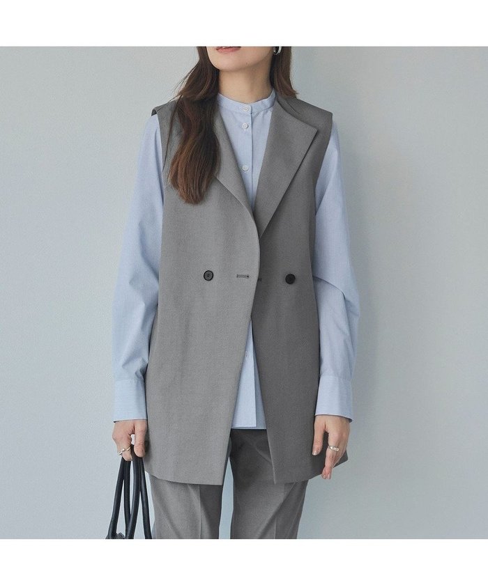 【アイシービー/iCB】の【接触冷感・UVケア・撥水・洗える】 LooseWeave ノーカラージレ インテリア・キッズ・メンズ・レディースファッション・服の通販 founy(ファニー) https://founy.com/ ファッション Fashion レディースファッション WOMEN アウター Coat Outerwear トップス・カットソー Tops/Tshirt ベスト/ジレ Gilets/Vests 春 Spring 洗える Washable シルク Silk ストレッチ Stretch セットアップ Set Up ダブル Double ノースリーブ No Sleeve 人気 Popularity ベスト Vest ボトム Bottom S/S・春夏 Ss・Spring/Summer 夏 Summer 2024年 2024 2024春夏・S/S Ss,Spring/Summer,2024 エレガント 上品 Elegant |ID: prp329100004419618 ipo3291000000031963003