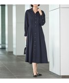 【自由区/JIYU-KU】の【洗える】トロピカルストレッチシャツ ドレス ネイビー|ID: prp329100004419900 ipo3291000000031984174