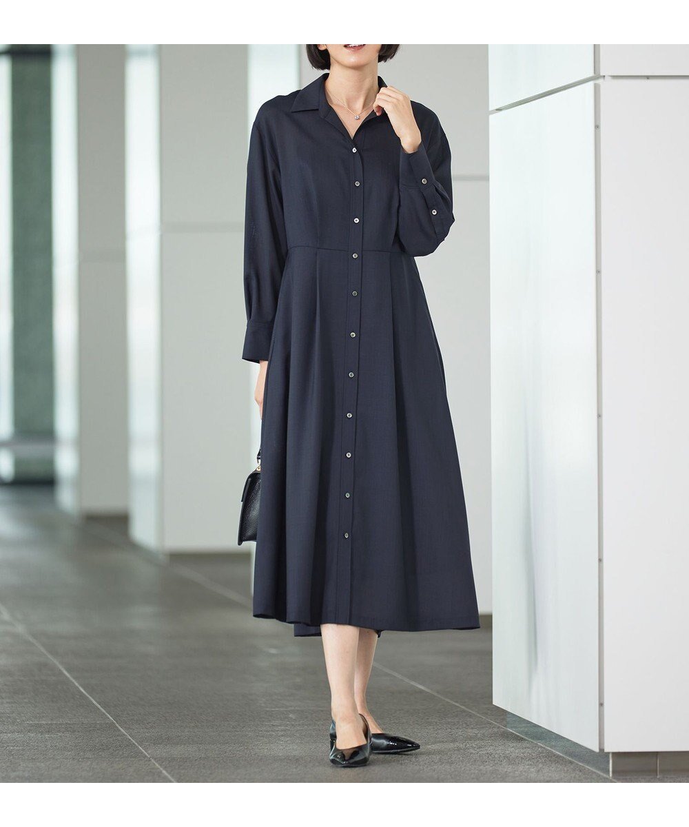 【自由区/JIYU-KU】の【洗える】トロピカルストレッチシャツ ドレス 人気、トレンドファッション・服の通販 founy(ファニー) 　ファッション　Fashion　レディースファッション　Fashion for Women　ワンピース　Dresses　フォーマル・パーティードレス・結婚式用ドレス　Elegant & Casual Dresses　シャツワンピース / 1枚で着映えコーデ　Shirt Dresses　おすすめ　Recommended / Our Picks　ストレッチ　Stretch, Stretchy Fabric　ドレス　Dress, One-Piece　バランス　Balance, Style Balance　洗える　Machine Washable　A/W・秋冬　Autumn/Winter　 other-1|ID: prp329100004419900 ipo3291000000033682381