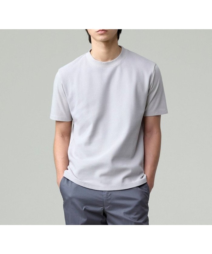 【ジェイ プレス/J.PRESS / MEN】の【UVカット / 接触冷感 / ビジネス対応】【J.PRESS PREMIUM JERSEY】無地コットン Tシャツ インテリア・キッズ・メンズ・レディースファッション・服の通販 founy(ファニー) https://founy.com/ ファッション Fashion メンズファッション MEN トップス・カットソー Tops/Tshirt/Men シャツ Shirts 春 Spring カットソー Cut And Sew シルク Silk シンプル Simple ジャケット Jacket ストレッチ Stretch フィット Fit 無地 Plain Color レギュラー Regular S/S・春夏 Ss・Spring/Summer 夏 Summer ビジネス 仕事 通勤 Business |ID: prp329100004420475 ipo3291000000031961708