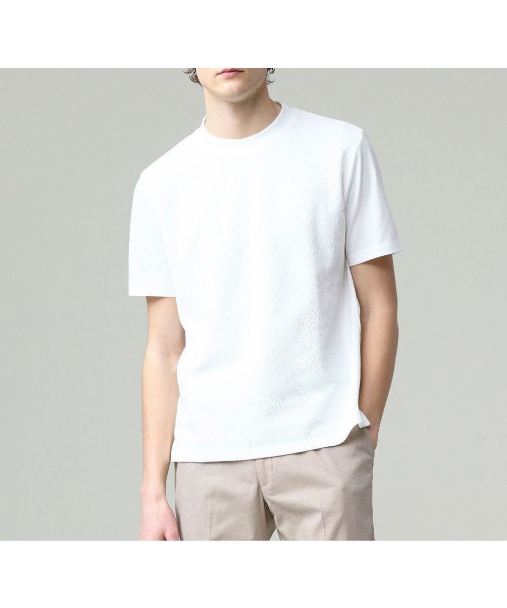 【ジェイ プレス/J.PRESS / MEN】の汗ばむ夏の最適解Tシャツ【UVカット / 接触冷感 】【J.PRESS PREMIUM JERSEY】無地コットン Tシャツ 人気、トレンドファッション・服の通販 founy(ファニー) 　ファッション　Fashion　メンズファッション　Fashion for Men　トップス・カットソー　Cut & Sew Tops　メンズシャツ　Shirts　春　Spring　カットソー　Cut and Sewn Top　シルク　Silk, 100% Silk　シンプル　Simple, Minimal　ジャケット　Jacket, Outerwear　ストレッチ　Stretch, Stretchy Fabric　セットアップ　Set-Up, Coordinated Outfit　ダウン　Down, Puffer　フィット　Fit, Slim Fit　メッシュ　Mesh, Net Fabric　無地　Plain, Solid Color　レギュラー　Regular, Standard Fit　S/S・春夏　SS, Spring/Summer, Warm Season　おすすめ　Recommended / Our Picks　夏　Summer　エレガント 上品　Elegant　ビジネス 仕事 通勤　Business / Work / Commuting　 other-1|ID: prp329100004420475 ipo3291000000034309796