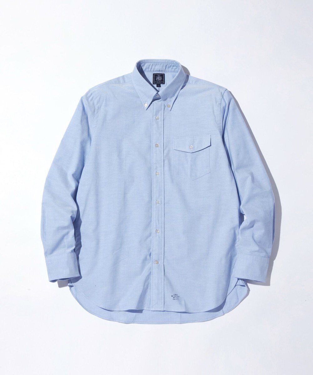 【ジェイ プレス/J.PRESS / MEN】の【定番 / 不変の品格】アービング シャツ / ボタンダウン インテリア・キッズ・メンズ・レディースファッション・服の通販 founy(ファニー) 　ファッション　Fashion　メンズファッション　MEN　トップス・カットソー　Tops/Tshirt/Men　シャツ　Shirts　アイビー　Ivy　カットソー　Cut And Sew　ダウン　Down　ドレス　Dress　定番　Standard　人気　Popularity　フラップ　Flap　ポケット　Pocket　ヨーク　Yoke　レギュラー　Regular　A/W・秋冬　Aw・Autumn/Winter・Fw・Fall-Winter　S/S・春夏　Ss・Spring/Summer　おすすめ　Recommend　夏　Summer　サックスブルー系|ID: prp329100004420480 ipo3291000000031929694