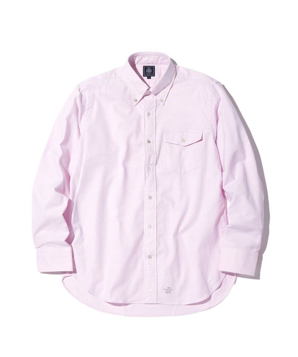【ジェイ プレス/J.PRESS / MEN】の【定番 / 不変の品格】アービング シャツ / ボタンダウン インテリア・キッズ・メンズ・レディースファッション・服の通販 founy(ファニー) 　ファッション　Fashion　メンズファッション　Fashion for Men　トップス・カットソー　Cut & Sew Tops　メンズシャツ　Shirts　ダウン　Down, Puffer　トレンド　Trend, Trending Now　定番　Standard, Basic Item　ポケット　Pocket, Pocket Detail　ヨーク　Yoke, Yoke Design　レギュラー　Regular, Standard Fit　A/W・秋冬　Autumn/Winter　S/S・春夏　SS, Spring/Summer, Warm Season　夏　Summer　ピンク系|ID: prp329100004420480 ipo3291000000034009917