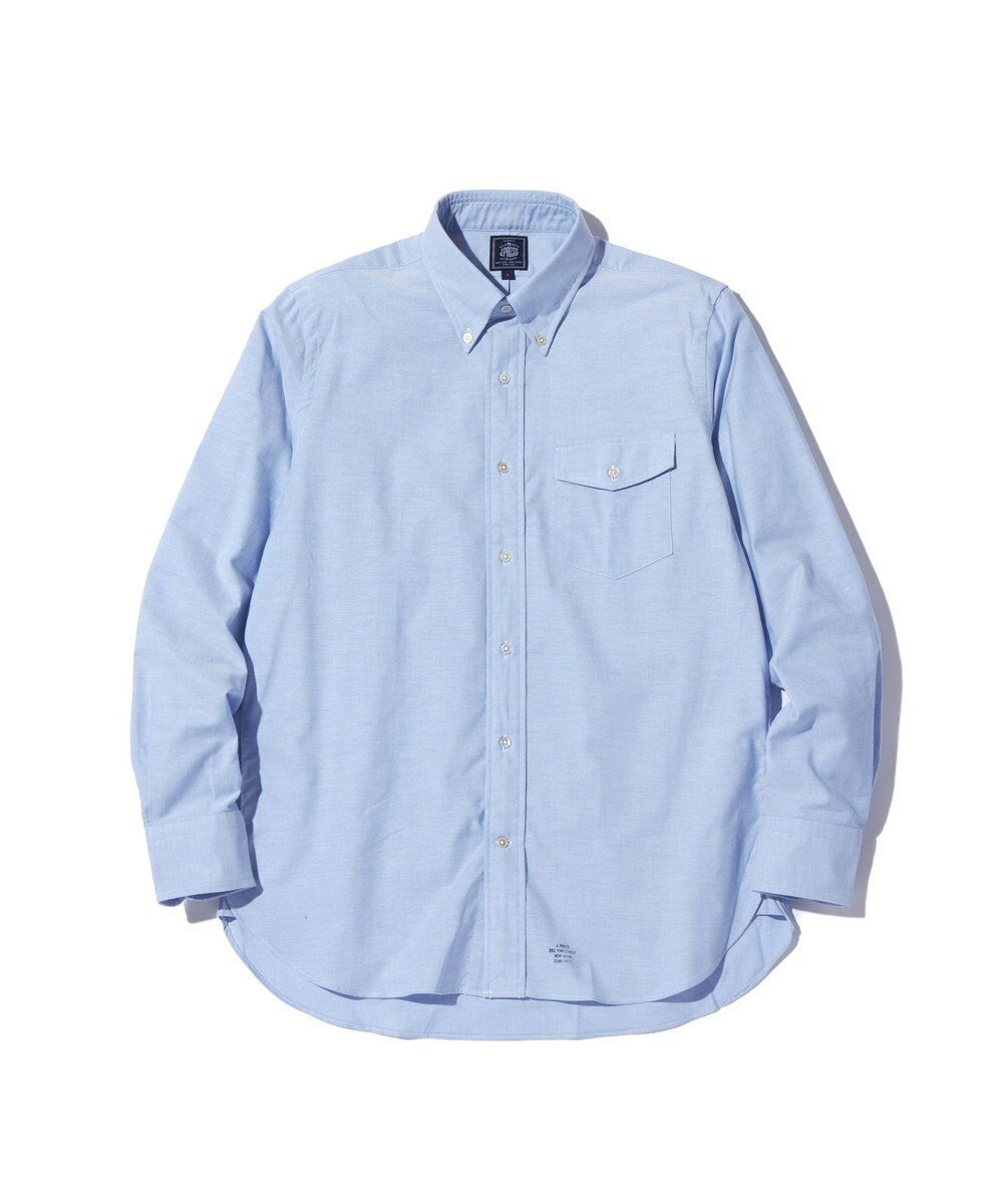 【ジェイ プレス/J.PRESS / MEN】の【定番 / 不変の品格】アービング シャツ / ボタンダウン インテリア・キッズ・メンズ・レディースファッション・服の通販 founy(ファニー) 　ファッション　Fashion　メンズファッション　Fashion for Men　トップス・カットソー　Cut & Sew Tops　メンズシャツ　Shirts　ダウン　Down, Puffer　トレンド　Trend, Trending Now　定番　Standard, Basic Item　ポケット　Pocket, Pocket Detail　ヨーク　Yoke, Yoke Design　レギュラー　Regular, Standard Fit　A/W・秋冬　Autumn/Winter　S/S・春夏　SS, Spring/Summer, Warm Season　夏　Summer　サックスブルー系|ID: prp329100004420480 ipo3291000000034009918