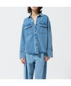 【グレース コンチネンタル/GRACE CONTINENTAL】のスタッズデニムシャツ インディゴ|ID: prp329100004420565 ipo3291000000031929951