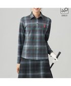 【23区 ゴルフ/NIJYUSANKU GOLF】の【WOMEN】チェック長袖ポロシャツ ダークグリーン系3|ID: prp329100004420588 ipo3291000000031941960