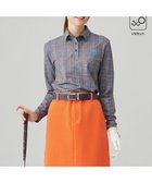 【23区 ゴルフ/NIJYUSANKU GOLF】の【WOMEN】チェック長袖ポロシャツ ネイビー系3|ID: prp329100004420588 ipo3291000000031941961