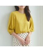 【フェルゥ/Feroux】の【UVケア】バックリボンボリュームスリーブ Tシャツ 人気、トレンドファッション・服の通販 founy(ファニー) ファッション Fashion レディースファッション WOMEN トップス・カットソー Tops/Tshirt シャツ/ブラウス Shirts/Blouses ロング / Tシャツ T-Shirts カットソー Cut and Sewn ボリュームスリーブ / フリル袖 Volume Sleeve カットソー Cut And Sew スリーブ Sleeve リボン Ribbon 人気 Popularity 再入荷 Restock/Back In Stock/Re Arrival 夏 Summer 定番 Standard 春 Spring S/S・春夏 Ss・Spring/Summer thumbnail 黄緑系|ID: prp329100004420897 ipo3291000000031983052