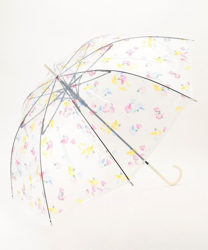 【エニィ スィス/any SiS】の【WEB限定】フラワープラスチック アンブレラ インテリア・キッズ・メンズ・レディースファッション・服の通販 founy(ファニー) https://founy.com/ ファッション Fashion レディースファッション Fashion for Women レイングッズ・傘・晴雨兼用傘 Umbrellas & Rain Gear フラワー Flower, Floral プリント Print, Printed Pattern 傘 Umbrella, Parasol |ID: prp329100004420902 ipo3291000000033579891