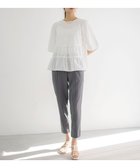 【組曲/KUMIKYOKU】の【WEB限定・接触冷感・UVケア・吸水速乾】ジョーゼットジャージースタイルアップ パンツ グレー系|ID: prp329100004420963 ipo3291000000030869932