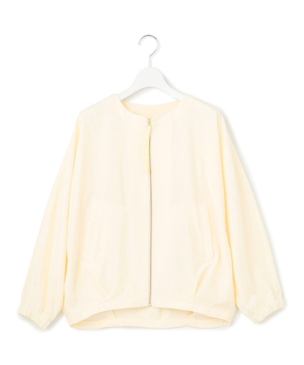 【ジェイプレスヨークストリート/J.PRESS YORK STREET】の【WOMEN】ジャージーライクツイル ドルマンブルゾン インテリア・キッズ・メンズ・レディースファッション・服の通販 founy(ファニー) 　ファッション　Fashion　レディースファッション　WOMEN　アウター　Coat Outerwear　ジャケット　Jackets　ブルゾン　Blouson/Jackets　インナー　Inner　ジャケット　Jacket　ジャージ　Jersey　セットアップ　Set Up　ブルゾン　Blouson　夏　Summer　春　Spring　S/S・春夏　Ss・Spring/Summer　アイボリー系|ID: prp329100004421003 ipo3291000000031962412