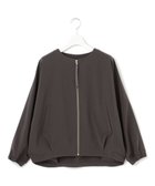 【ジェイプレスヨークストリート/J.PRESS YORK STREET】の【WOMEN】ジャージーライクツイル ドルマンブルゾン グレー系|ID: prp329100004421003 ipo3291000000032548545