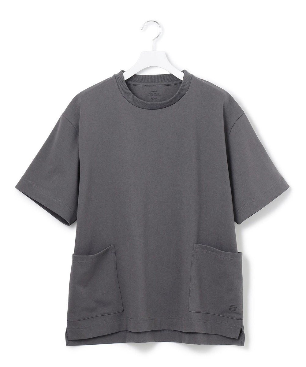 【ジェイプレスヨークストリート/J.PRESS YORK STREET】の【UNISEX】ワンポイントプリント Tシャツ インテリア・キッズ・メンズ・レディースファッション・服の通販 founy(ファニー) 　ファッション　Fashion　レディースファッション　Ladies' Fashion Online　トップス・カットソー　Tops/Tshirt　シャツ/ブラウス　Shirts/Blouses　ロング / Tシャツ　T-Shirts　カットソー　Cut and Sewn　ユニセックス　Unisex　カットソー　Cut And Sew　プリント　Print　ポケット　Pocket　ワンポイント　One Point　再入荷　Restock/Back In Stock/Re Arrival　夏　Summer　春　Spring　S/S・春夏　Ss・Spring/Summer　グレー系|ID: prp329100004421006 ipo3291000000032654344