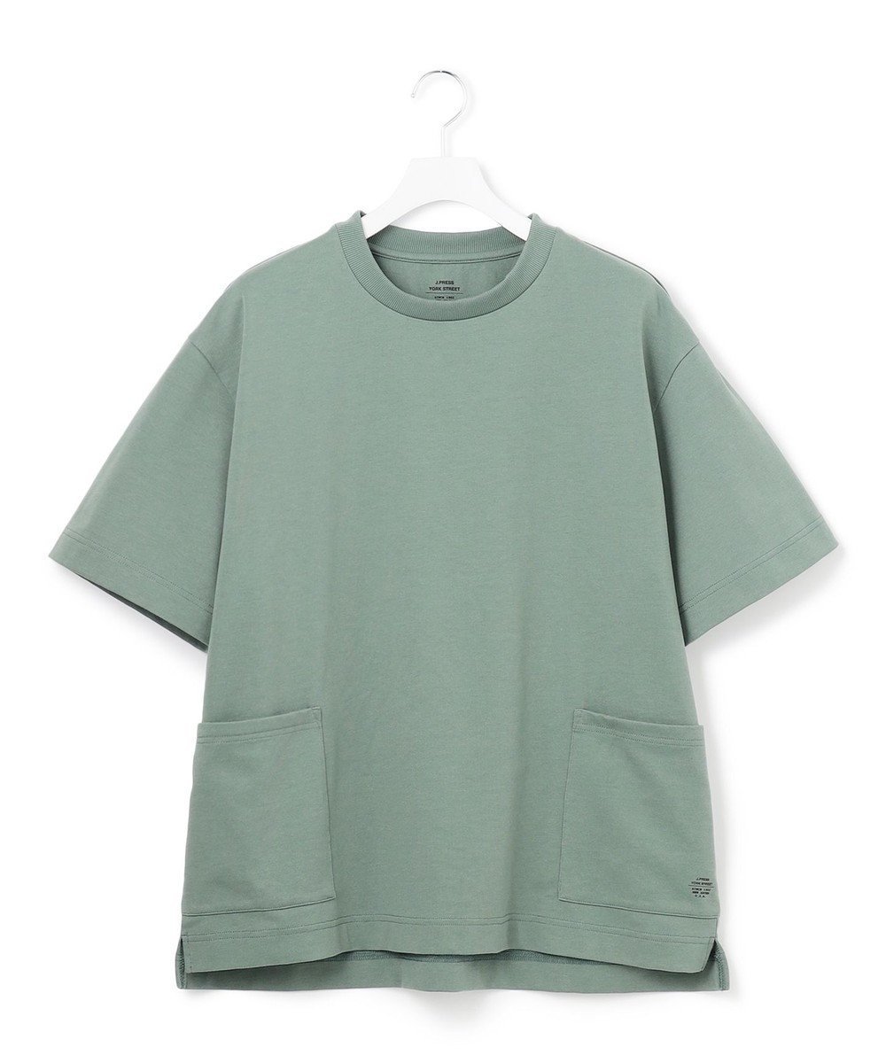 【ジェイプレスヨークストリート/J.PRESS YORK STREET】の【UNISEX】ワンポイントプリント Tシャツ インテリア・キッズ・メンズ・レディースファッション・服の通販 founy(ファニー) 　ファッション　Fashion　レディースファッション　Ladies' Fashion Online　トップス・カットソー　Tops/Tshirt　シャツ/ブラウス　Shirts/Blouses　ロング / Tシャツ　T-Shirts　カットソー　Cut and Sewn　ユニセックス　Unisex　カットソー　Cut And Sew　プリント　Print　ポケット　Pocket　ワンポイント　One Point　再入荷　Restock/Back In Stock/Re Arrival　夏　Summer　春　Spring　S/S・春夏　Ss・Spring/Summer　ライトグリーン系|ID: prp329100004421006 ipo3291000000032654346