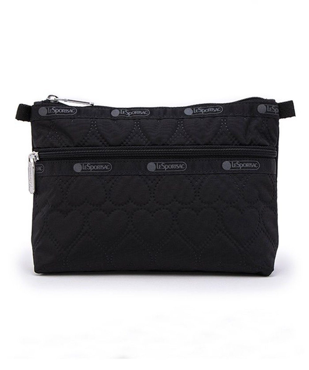 【レスポートサック/LeSportsac】のCOSMETIC CLUTCH/ブラックハートデボス インテリア・キッズ・メンズ・レディースファッション・服の通販 founy(ファニー) 　ファッション　Fashion　レディースファッション　WOMEN　バッグ　Bag　財布　Wallets　ポーチ　Pouches　おすすめ　Recommend　クール　Cool　ジップ　Zip　ポケット　Pocket　ポーチ　Pouch　人気　Popularity　旅行　Travel　無地　Plain Color　財布　Wallet　ブラックハートデボス|ID: prp329100004421120 ipo3291000000031932190