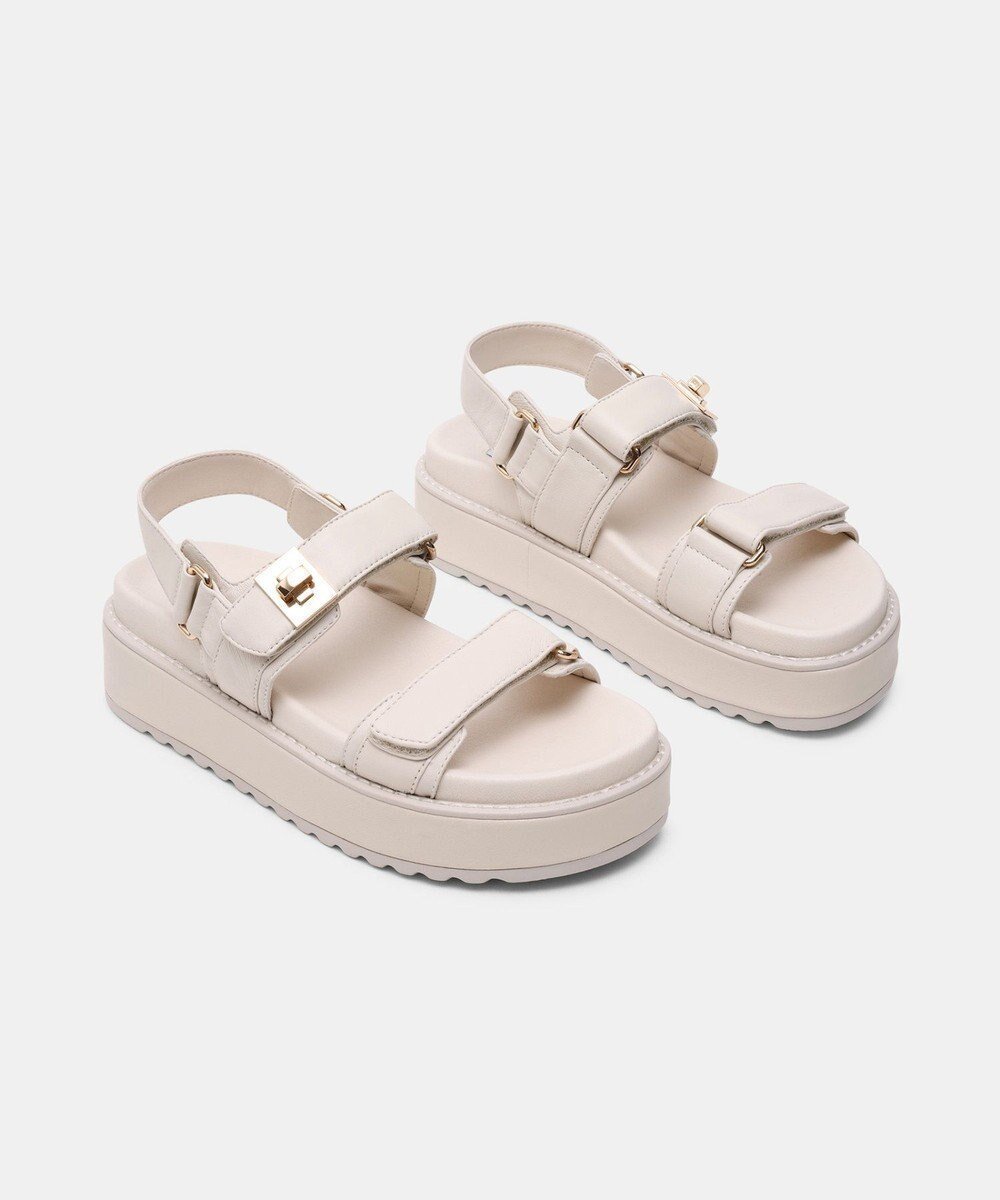 【スティーブマデン/STEVE MADDEN】のBIGMONA ダブルベルトレザーサンダル インテリア・キッズ・メンズ・レディースファッション・服の通販 founy(ファニー) 　ファッション　Fashion　レディースファッション　WOMEN　ベルト　Belts　厚底　Platforms　春　Spring　サンダル　Sandals　シューズ　Shoes　なめらか　Smooth　リゾート　Resort　S/S・春夏　Ss・Spring/Summer　おすすめ　Recommend　夏　Summer　エレガント 上品　Elegant　ボーンレザー|ID: prp329100004421232 ipo3291000000031991846