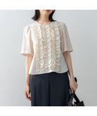 【組曲/KUMIKYOKU】の【WEB限定】ヴィンテージジョーゼットフリル ブラウス ベージュ系|ID: prp329100004421238 ipo3291000000034398211