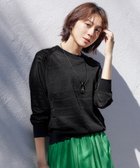 【自由区/JIYU-KU】の【ワコールコラボ】【カタログ掲載・洗える】シアーボーダー ニット ブラック|ID: prp329100004421255 ipo3291000000031530321