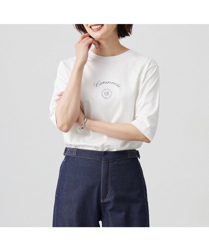 【ジェイ プレス/J.PRESS】のカレッジロゴ Tシャツ インテリア・キッズ・メンズ・レディースファッション・服の通販 founy(ファニー) https://founy.com/ ファッション Fashion レディースファッション Fashion for Women トップス・カットソー Cut & Sew Tops シャツ・ブラウス・オフィスカジュアル Elegant Blouses & Button-Ups ロングTシャツ・Tシャツ Longline T-Shirts & Tees カットソー・ベーシックTシャツ Cut-and-Sewn Tops / Stretch Tees & Basics インナー Innerwear カットソー Cut and Sewn Top カーディガン Cardigan, Knitwear シルケット Silket, Silky Cotton 夏 Summer 春 Spring S/S・春夏 SS, Spring/Summer, Warm Season |ID: prp329100004421261 ipo3291000000032654737