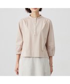 【ジェイ プレス/J.PRESS】の【洗える】プレーティングジャージー バンドカラー カットソー ピンクベージュ系|ID: prp329100004421296 ipo3291000000032676840