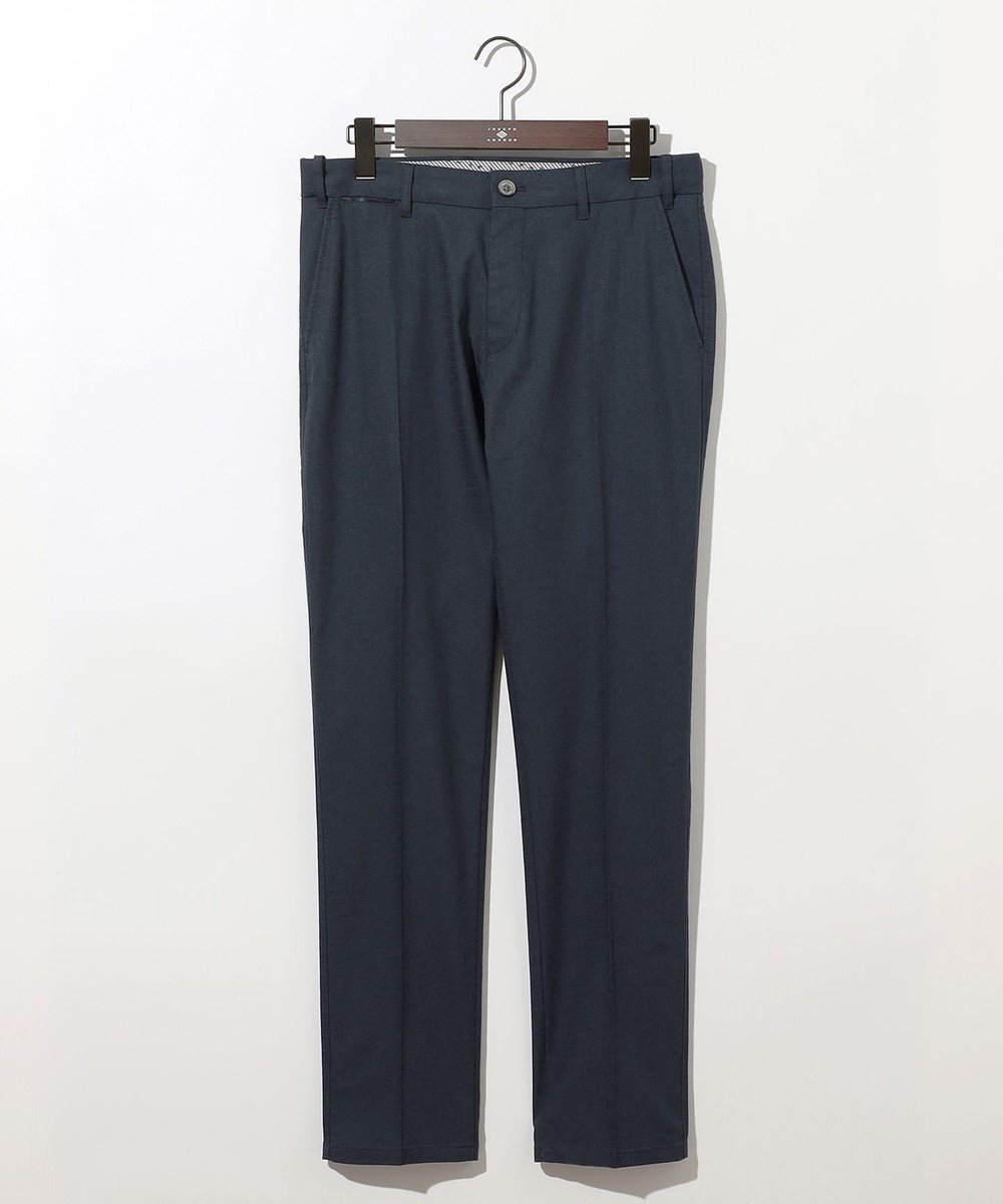 【ジョセフ アブード/JOSEPH ABBOUD / MEN】の【ウエストも伸びる/清涼/ストレッチ】ストレッチリネンシャンブレーパンツ インテリア・キッズ・メンズ・レディースファッション・服の通販 founy(ファニー) 　ファッション　Fashion　メンズファッション　MEN　ボトムス　Bottoms/Men　シャンブレー　Chambray　ストレッチ　Stretch　リネン　Linen　夏　Summer　春　Spring　S/S・春夏　Ss・Spring/Summer　ネイビー系|ID: prp329100004422093 ipo3291000000031116661