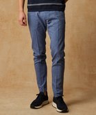 【ジョセフ アブード/JOSEPH ABBOUD / MEN】の【ウエストも伸びる/清涼/ストレッチ】ストレッチリネンシャンブレーパンツ サックスブルー系|ID: prp329100004422093 ipo3291000000031950675